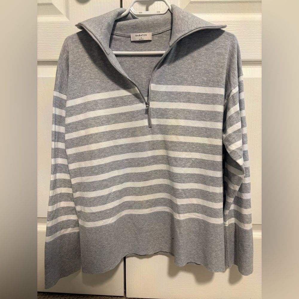 Babaton Overseas Quarter-Zip Sweater